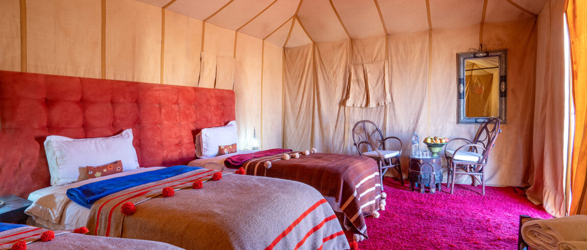 Triple Tent in Luxury Desert Camp