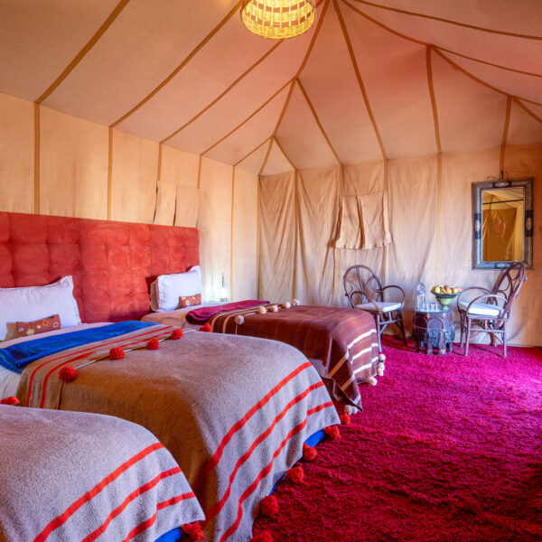 Triple Tent in Luxury Desert Camp